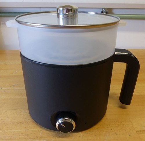 Black Small Electric Hot Pot Multi-Function