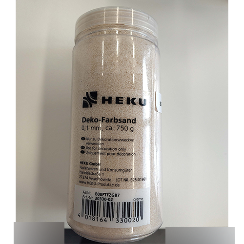HEKU Gmbh papierwaren und konsumergüter — high-quality decoration sand color cream