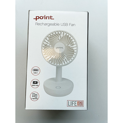 Point — Portable fan