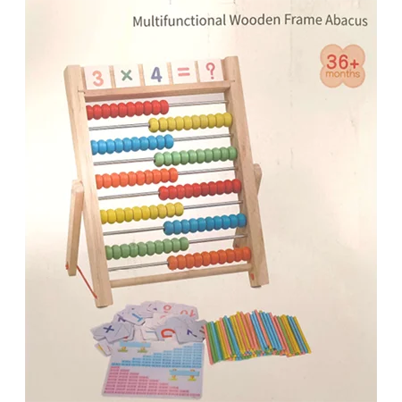 Kidwill — Multifunction Wooden Frame Abacus Toy