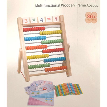 Kidwill — Multifunction Wooden Frame Abacus Toy