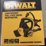 Dewalt — Light weight full face mask respirator