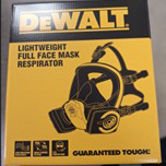 Dewalt — Light weight full face mask respirator