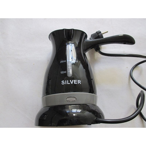 SILVER — ELECTRIC POT COFFEE MAKER