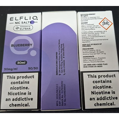 ELFLIQ — NIC SALT, POWERWS BY ELFBAR