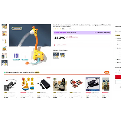 Jouets de bain pour enfants, artefact de jeu d'eau électrique pour garçons et filles
