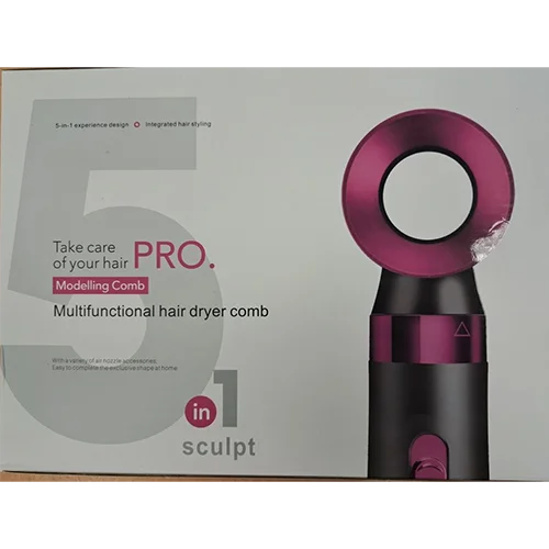 Multifunctional hair dryer comb 5 in 1 - Pro hair dryer - Modelling comb