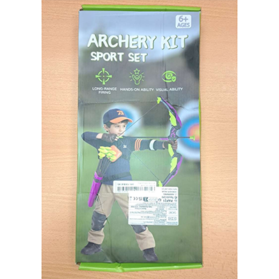 Set de jouets de tir à noeud - Avec des flèches à ventouse, une cible et un carquois