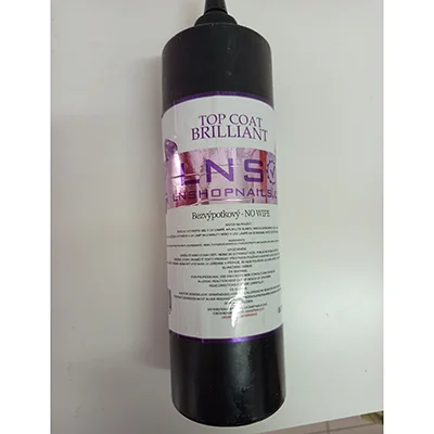 LNS LNSHOPNAILS.CZ — TOP COAT BRILLIANT - NO WIPE, MEDIUM TOP COAT BRIL
