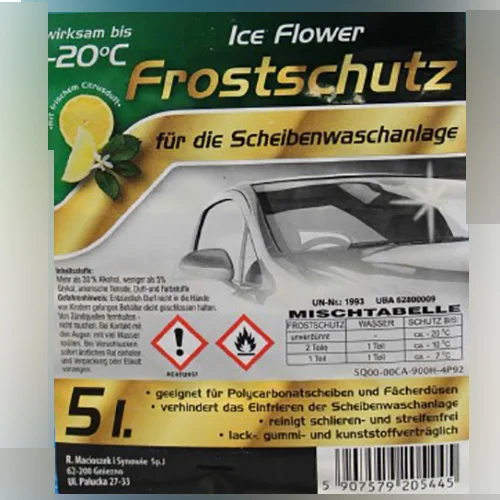 Ice Flower — Frostschutz für die Scheibenwaschanlage