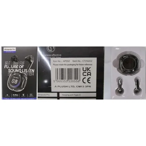 Jinhua Jiebo Electronics Co. Ltd — Ultrapods Pro True Wireless Headset