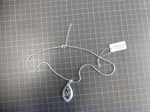 snake chain necklace with silver plating