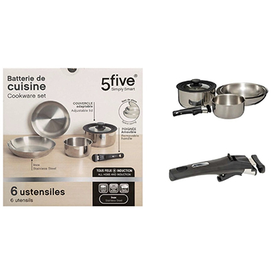 5 Five — Batterie de cuisine - 6 ustensiles