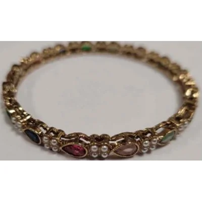 Bracelet with Multi-Coloured Stones