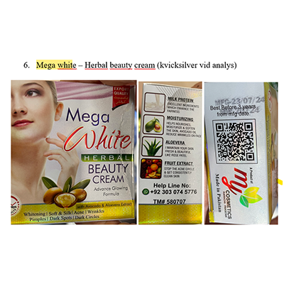My Cosmetics — Mega White Herbal Beauty Cream