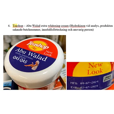 Teashop — Abu Walad extra whitening cream