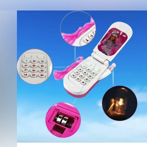 Mitty — Jouet de téléphone portable brillant pour enfants, musique électronique