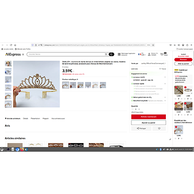 ZANLLOY Couronne de mariée de luxe en cristal brillant, adaptée aux dames, diadème de bal