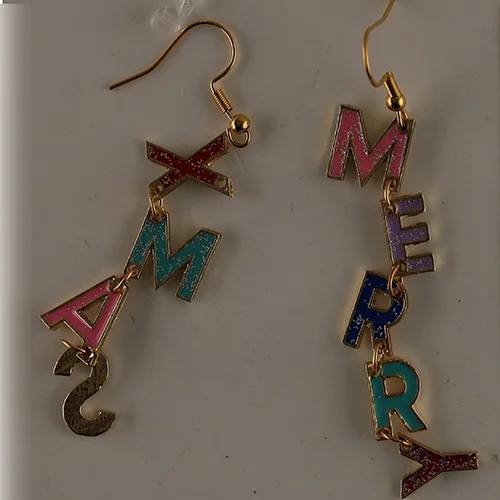 Merry Xmas earring