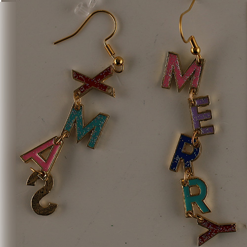 Merry Xmas earring