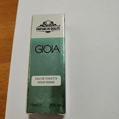 PARFUMS DE QUALITE' — Gioia