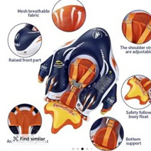 SwimBoBo — Space Rocket Baby Swimming Float
