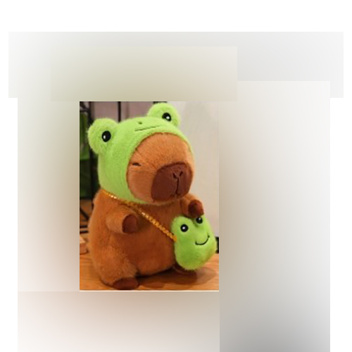Jouet en peluche de Capybara de 22 cm/8,66 pouces- Nom figurant sur l'emballage:  Plush toys