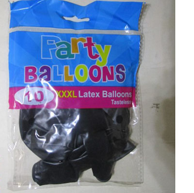 Party Balloons, 10 XXXL Latex Balloons Tasteless