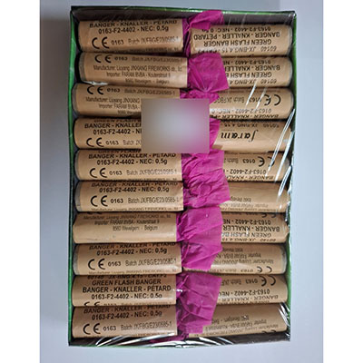 Faram Fireworks — Green flash banger