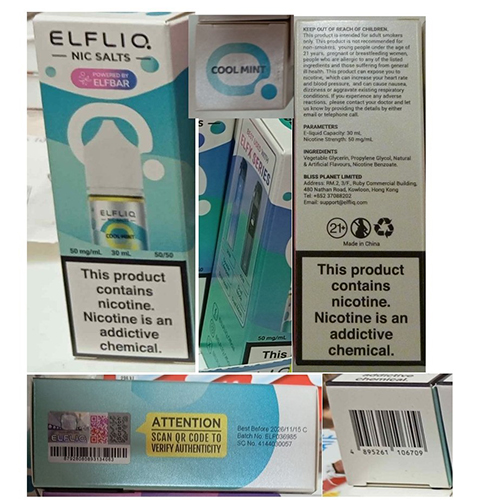 ELFLIQ — NIC SALTS POWER BY ELFBAR