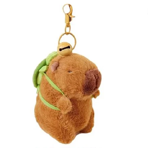 Porte clés en peluche capybara, plush doll