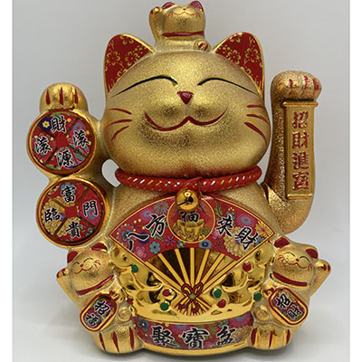 Waving cat