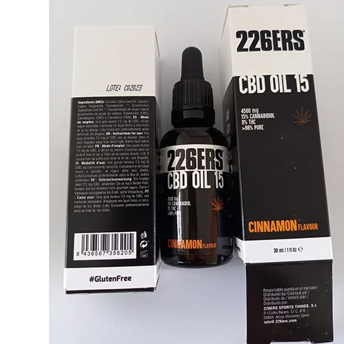 CBD OIL 15 „226ERS®“ 4500 mg 15 % Cannabidiol, 0 % THC, CINNAMON Flavour