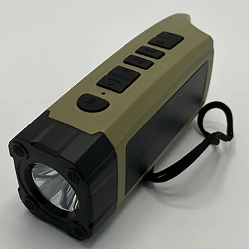 Multi-functional dynamo flashlight radio