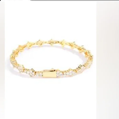 Collier de tennis croisé pour hommes et femmes