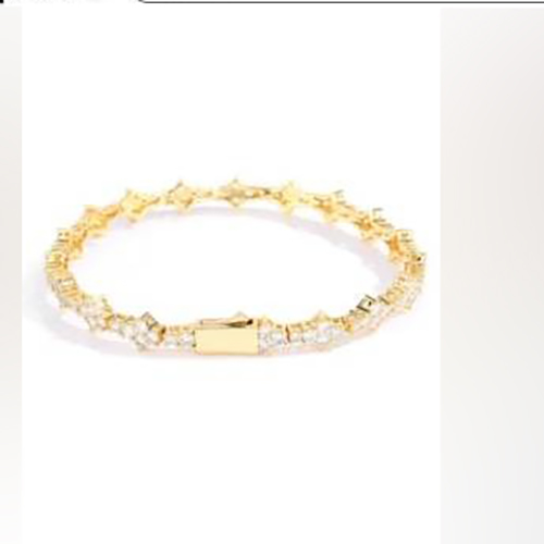 Collier de tennis croisé pour hommes et femmes