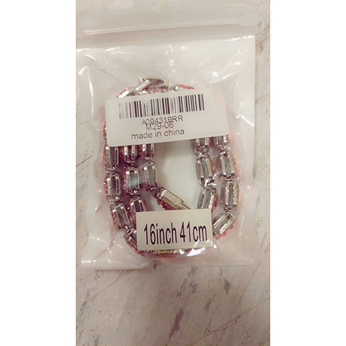 Chaîne collier Hip Hop or argent couleur 13mm