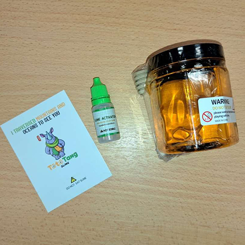 Tototang Slime Shop — Honey Clear Slime