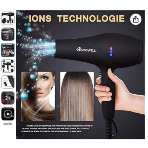 *BASUWELL* — Sèche-cheveux professionnel 2100w