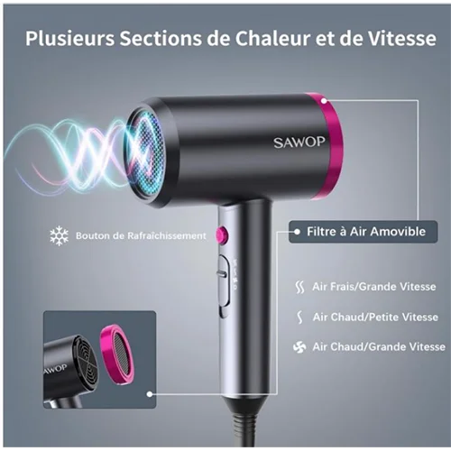 *SAWOP* — Seche Cheveux Diffuseur Boucle Professionnel