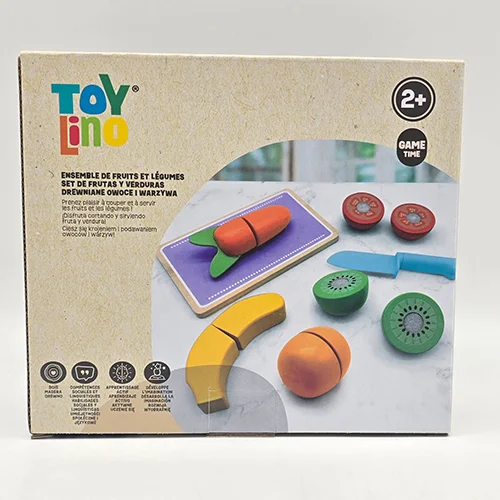 TOYLINO — Drewniane owoce i warzywa