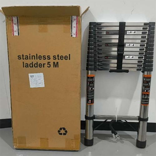 Stainless Steel 4.4M and 5M Telescopic Ladder