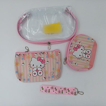 Sanrio — 3pcs/Set Cartoon Handbag Makeup Bag