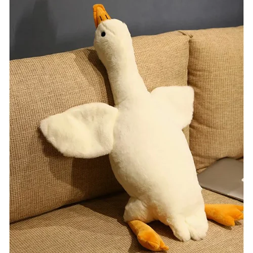 Plus toy white duck