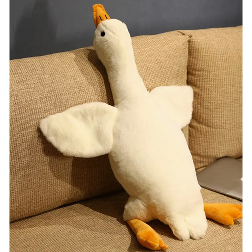 Plus toy white duck