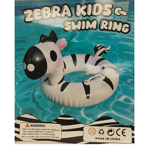 ZEBRA KIDS SWIM RING