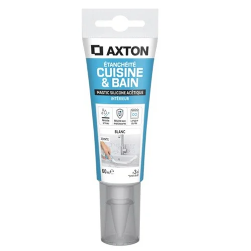 Axton — Cuisine & Salle de bain Acétique Blanc / Clair