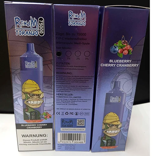 RENdM TORANDO — RENdM TORANDO 7500 - BLUEBERRY CHERRY CRANBERRY