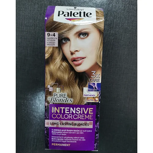 Schwarzkopf Palette — INTENSIVE COLOR CREME LONG-LASTING INTENSITY 9-4 VANILKOVÁ EXTRA SVĚTLÁ BLOND