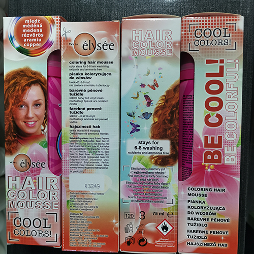 Wats élysée — HAIR COLOR MOUSSE 47 měděná